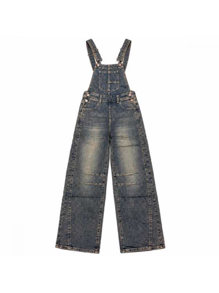 Salopette Jeans Wide Leg Vintage