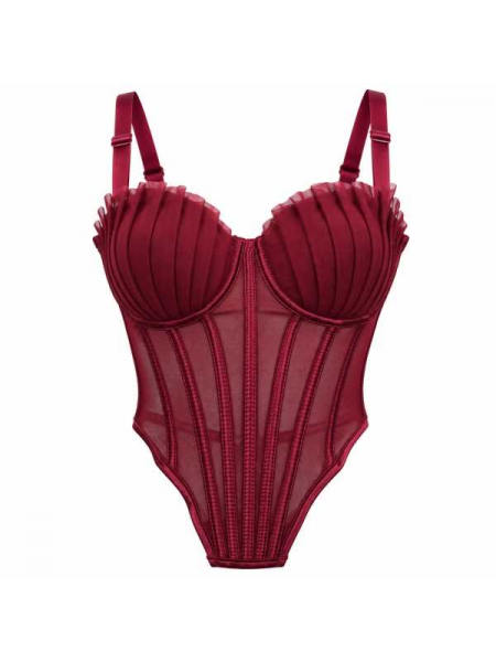 Corpetto Donna In Tulle Strutturato