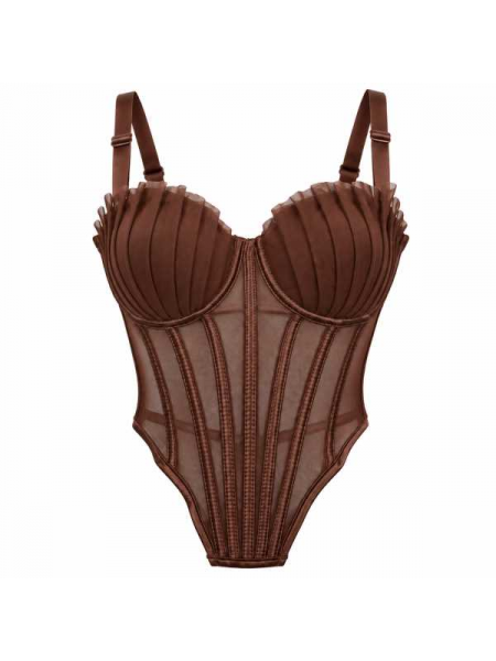 Corpetto Donna In Tulle Strutturato