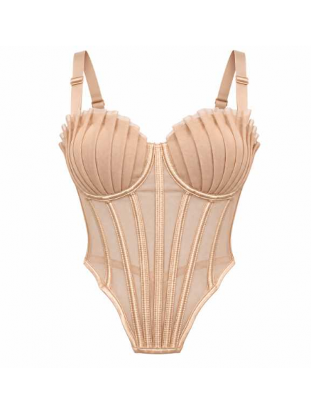 Corpetto Donna In Tulle Strutturato