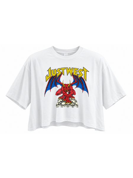 T-Shirt Donna Justwest Con Spalline Strutturate