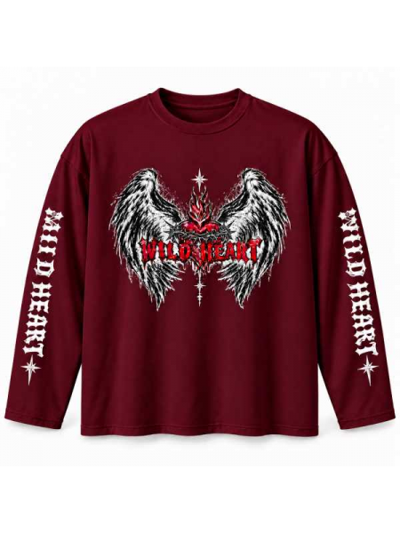 Maglia Oversize Wild Heart Con Maxi Spalline