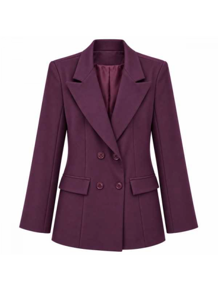 Blazer Doppiopetto Con Revers Ampi