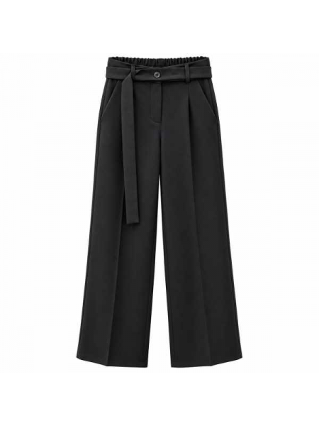 Pantalone Donna Elegante A Palazzo Con Cintura – Vita Alta
