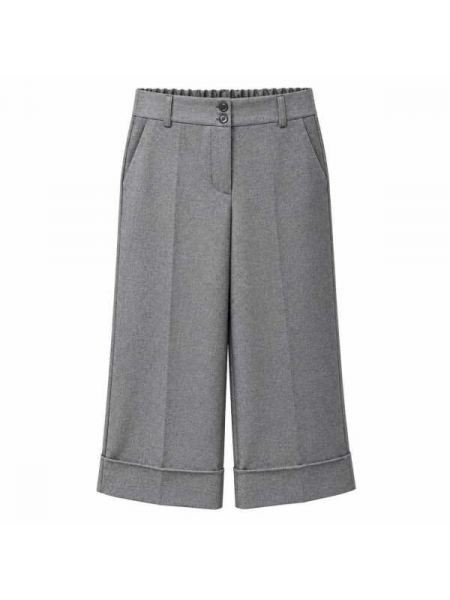Pantalone Donna Elegante A Palazzo Con Risvolto Sul Fondo – Crea