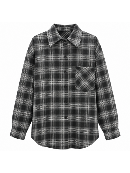 Camicia Tartan Bordeaux In Tessuto Leggermente Flanellato – Tagl